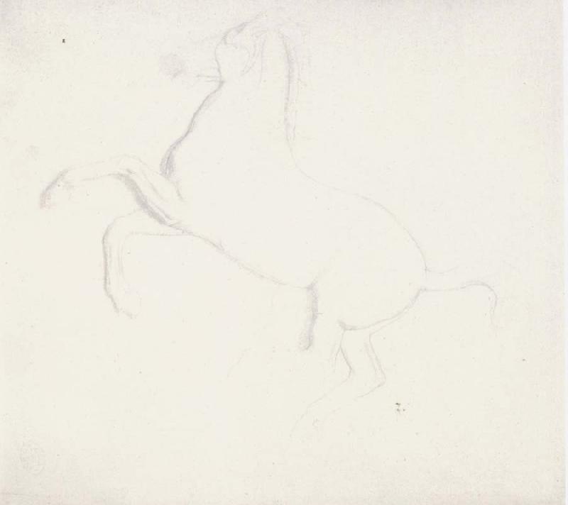 Edgar Degas Study of a Horse from the Parthenon Frieze Sweden oil painting art